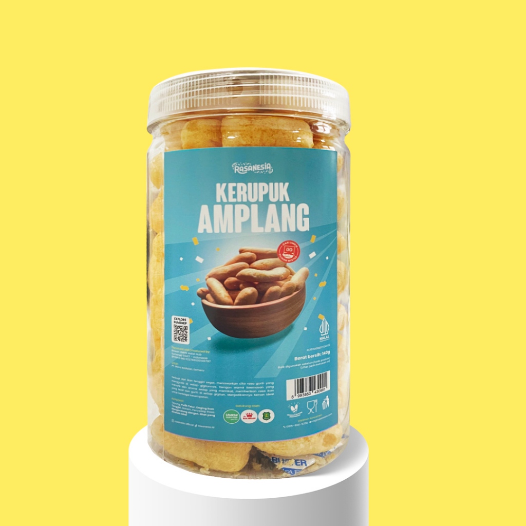 

RASANESIA | Kerupuk Amplang Toples 140gr