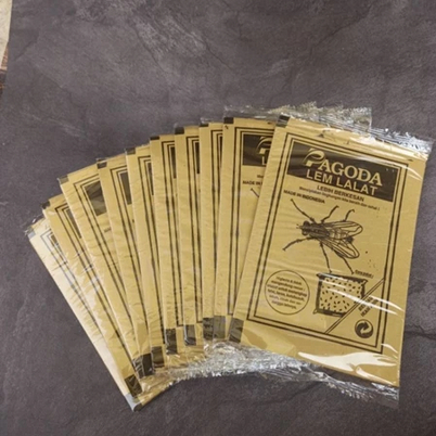 Lem Lalat Pagoda / Pembasmi Serangga / Lem lalat kertas pagoda / Perangkap lalat / Jebakan Lalat