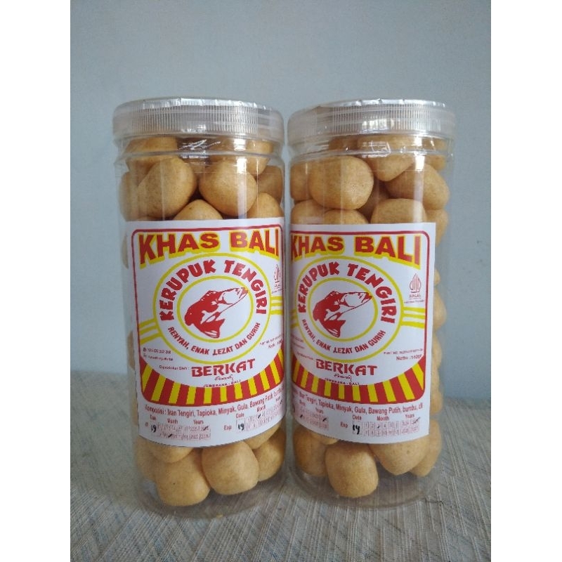 

kerupuk Tenggiri Berkat kemasan toples 150gr