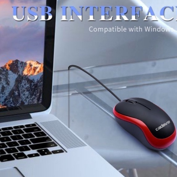 Hematku Mouse Optical USB  Mouse Kabel Optikal Wired Kabel USB