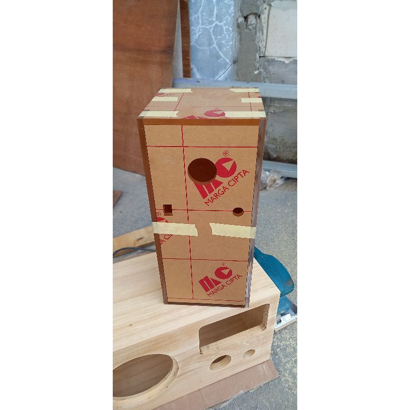 box subwoofer 4 inch akrilik
