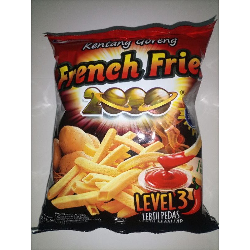 

Snack Kentang Goreng French Fries 2000 Pedas