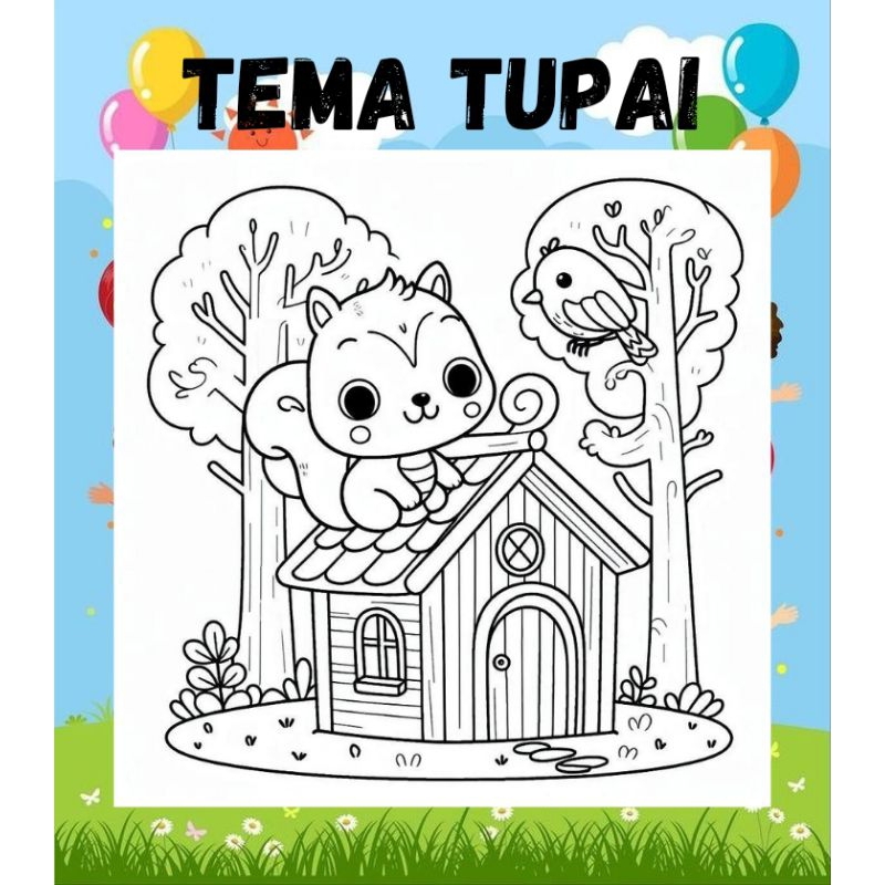 

KERTAS MEWARNAI/KERTAS MENGGAMBAR/BUKU GAMBAR/COLORING/SKETSA TUPAI
