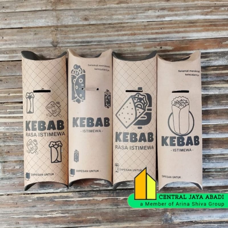 

[PAKET USAHA] 1000 LEMBAR KERTAS KEBAB TARIKAN BAHAN DUPLEK COKLAT UKURAN 25 × 10 CM HIGH QUALITY TEBAL PRODUK TERBARU | KOTAK KEBAB DUPLEK COKLAT KEKINIAN | DUS KEBAB VIRAL TIKTOK | KEMASAN KEBAB | BOX KEBAB 1 PCS MURAH | CENTRAL JAYA ABADI