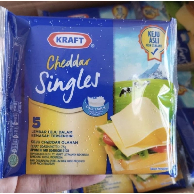 

KRAFT CHEDDAR SINGLES ISI 5 LEMBAR