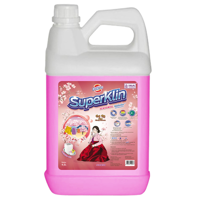 SUPERKLIN BUKRIM Deterjen Sensorial Cair Curah Laundry 4,5 liter jerigen cherry blossom jinhae / Lav