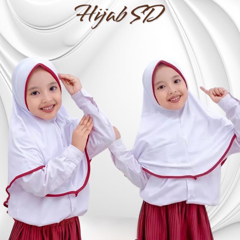 hijab anak sekolah sd / kerudung anak sekolah sd