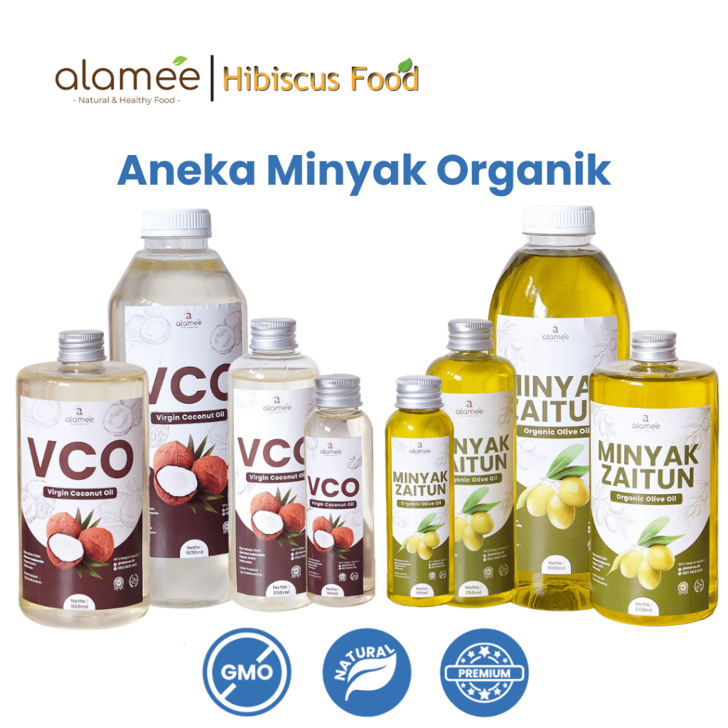 

ALAMEE Virgin Coconut Oil Minyak Zaitun Kelapa Murni Extra VCO Dapat Di minum Di masak Organik 1L