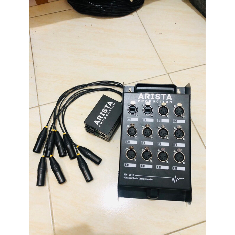 KABEL SNAKE LAN TO XLR 8 CHANNEL SIAP PAKAI KABEL 50 METER - KABEL AUDIO / SOUND SYSTEM