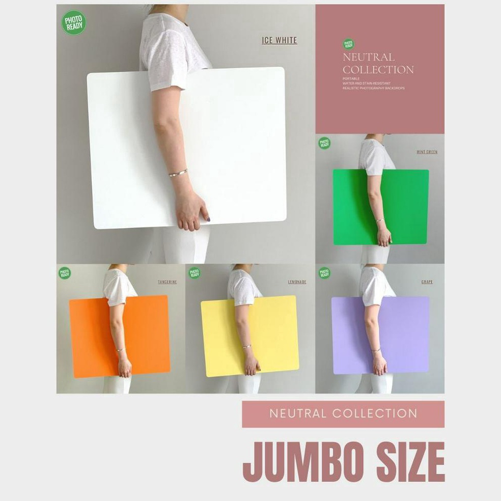 Koleksi Terbaru JUMBO NEUTRAL COLLECTION  ALAS FOTO BOARD PHOTOREADY BACKGROUND FOTO MAKANAN PROPS M