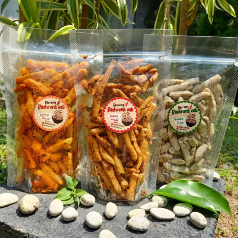 

Basreng Pedas Daun Jeruk, Original, Balado 100g