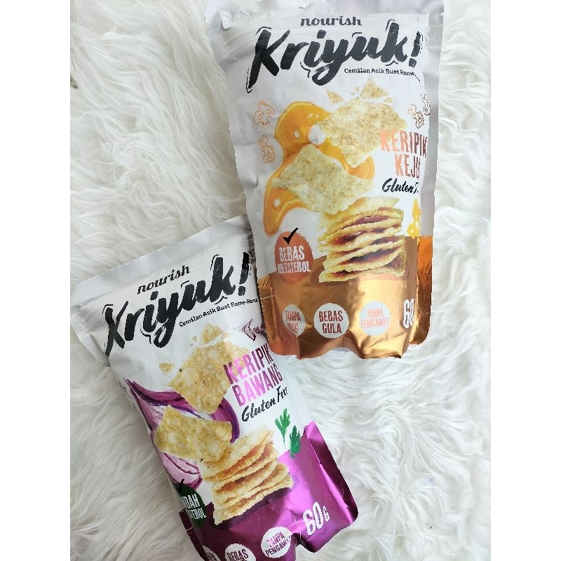 

Nourish | KRIYUK KERIPIK BAWANG GLUTEN FREE | Bebas Kolesterol | Non MSG