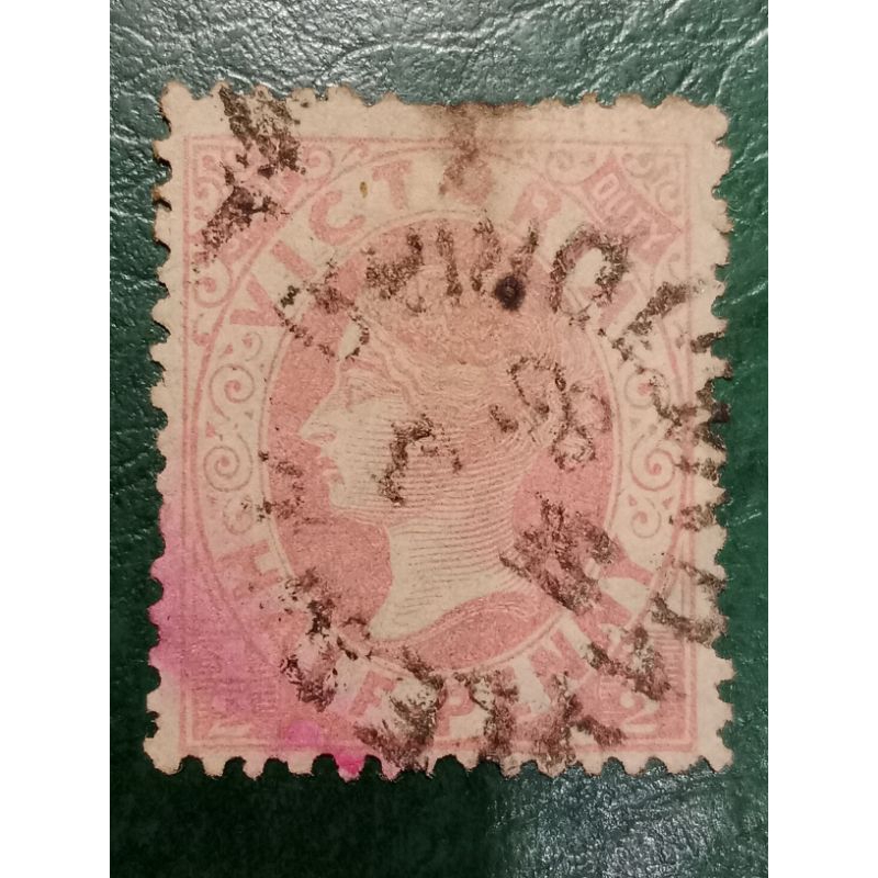

Prangko Queen Victoria 1/2 penny Stamps Duty Tahun 1885-1886 USED