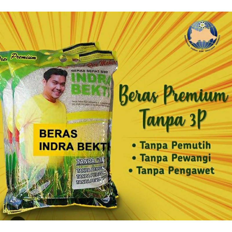 

Beras 5kg Indra Bekti Pulen Premium