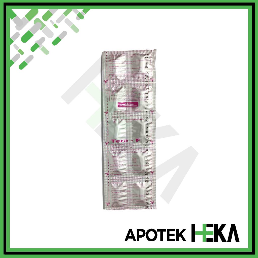 Tera-F Tablet Strip isi 10 Tablet - Obat Flu Batuk [Depok]
