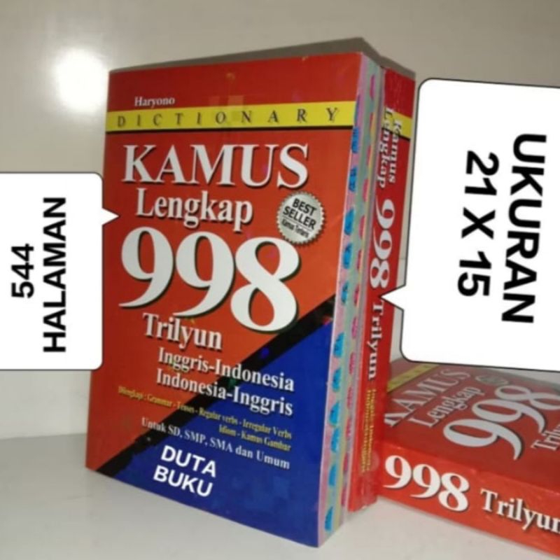 KAMUS INGGRIS - KAMUS BAHASA INGGRIS INDONESIA LENGKAP 800 M ORIGINAL