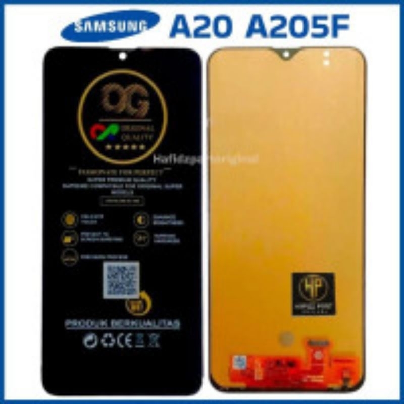 lcd samsung a20 og super original100%