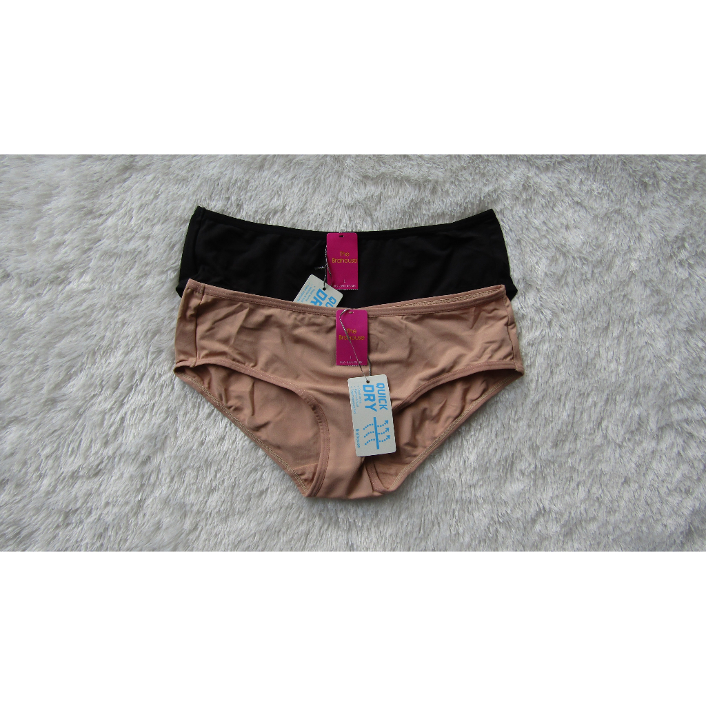 [QUICK DRY] CELANA DALAM WANITA THE BRAHOUSE WOMEN PANTY SIZE M L - MODEL MINI DAN HIPSTER MIDI DENG