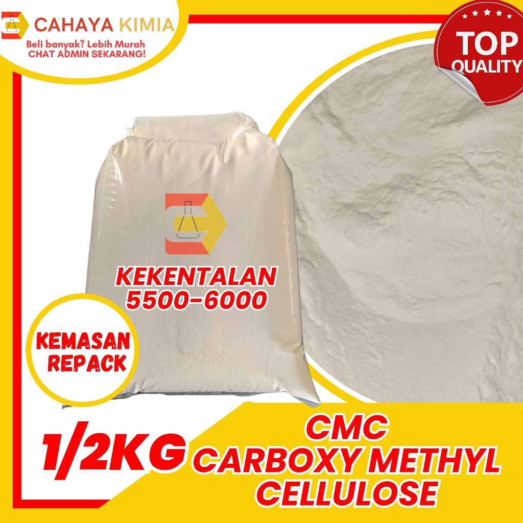 

CMC Wealthy/ Carboxymethyl Cellulose Food Grade/ 1/2 Kg (500 g) ex RRC