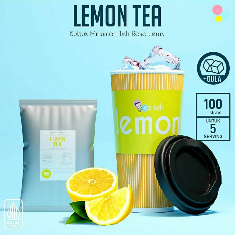 

le amor minuman bubuk teh jeruk lemon tea 100gr