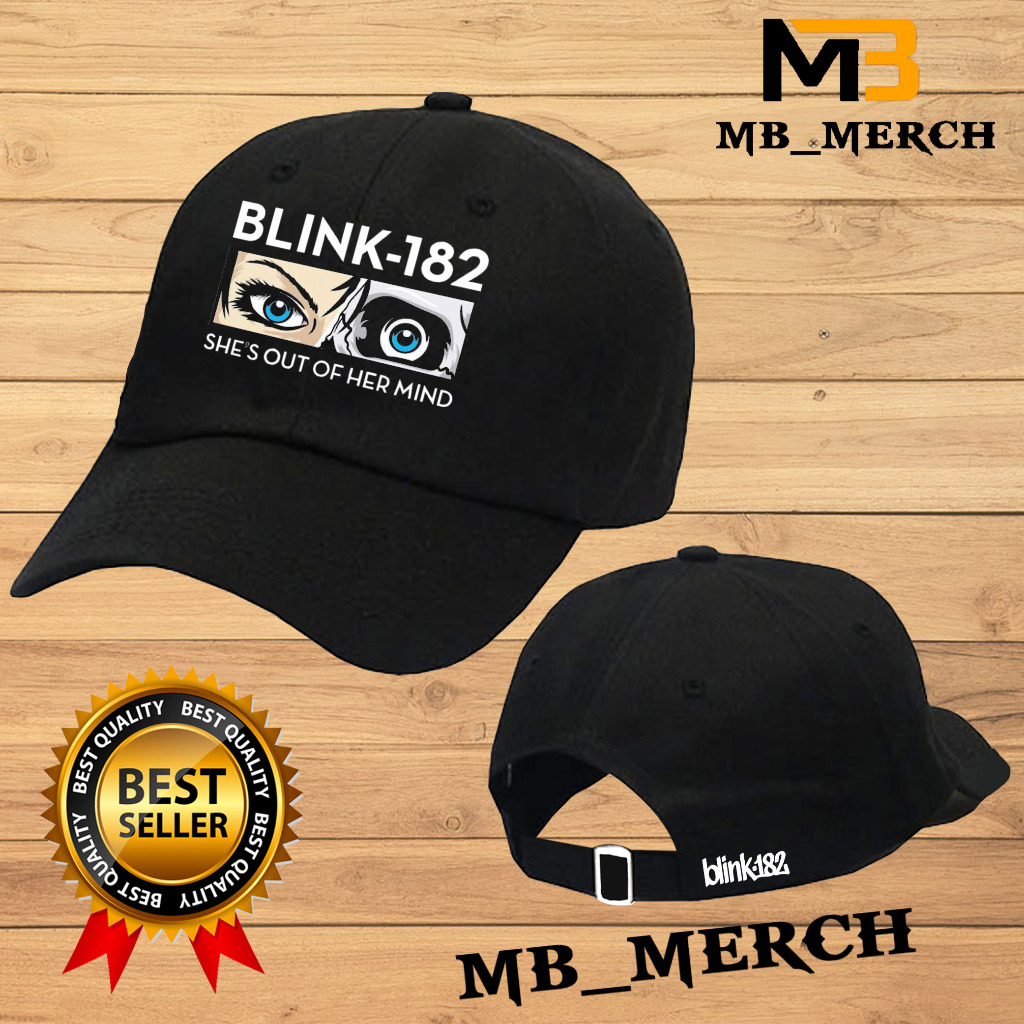 Import Quality Topi BASEBALL BLINK-182  Pria & Wanita MB_MERCH