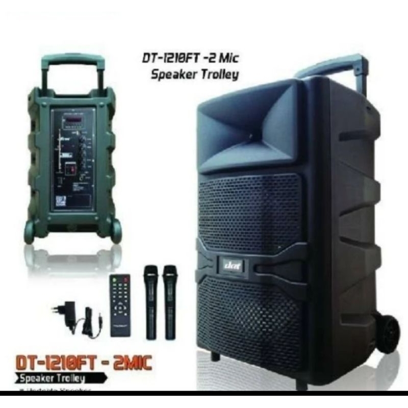 SPEAKER BLUETOOT PORTABLE WIERLESS DAT DT 1201FT 12IN