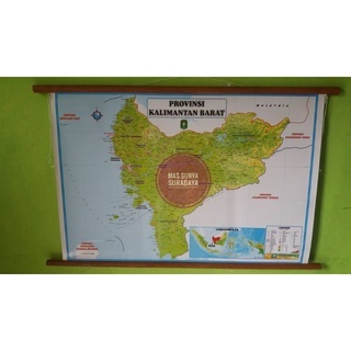 

Peta Provinsi Kalimantan Barat Kecil Bingkai