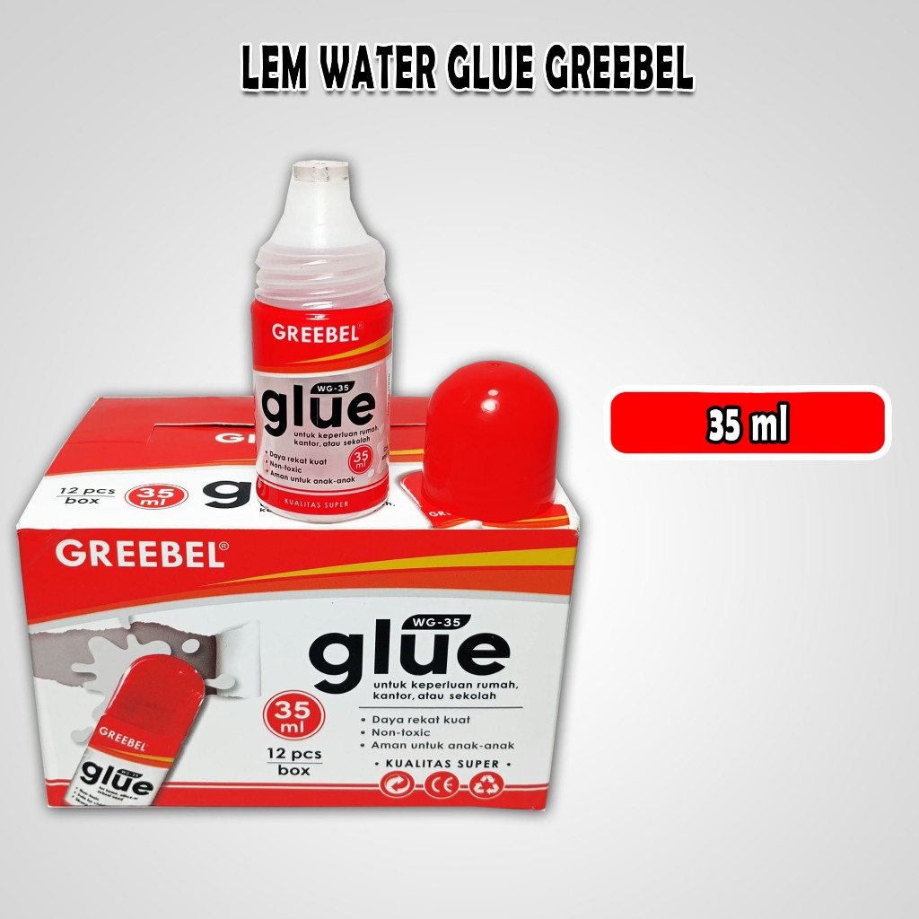 

lem water glue greebel 35 ml / lem cair / 1 pcs