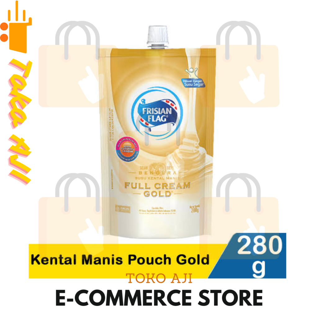

Susu Frisian Flag kental manis full cream GOLD 280gr