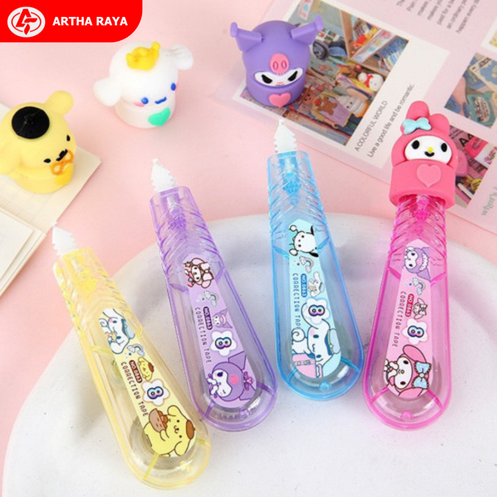 

Correction Tape / Tip Ex Kepala Sanrio / 1 Pcs
