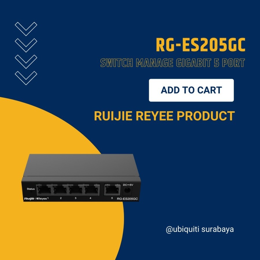 Ruijei RG-ES205GC Gigabit cloud managed