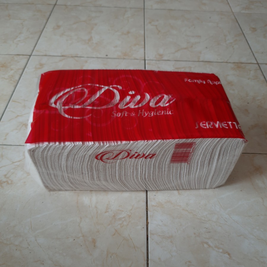 Tisu Napkin BDL/Tisu Makan Belah Putih 275gr 1 bal isi 10 pak  (PER BAL)