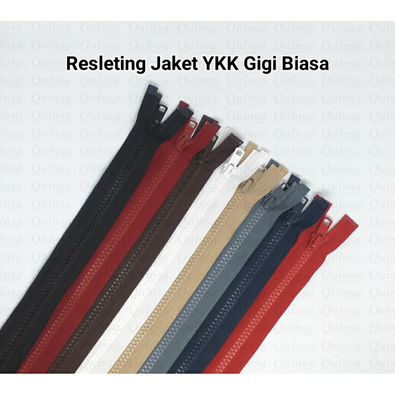Satuan Resleting Ritsleting Jaket YKK 40cm