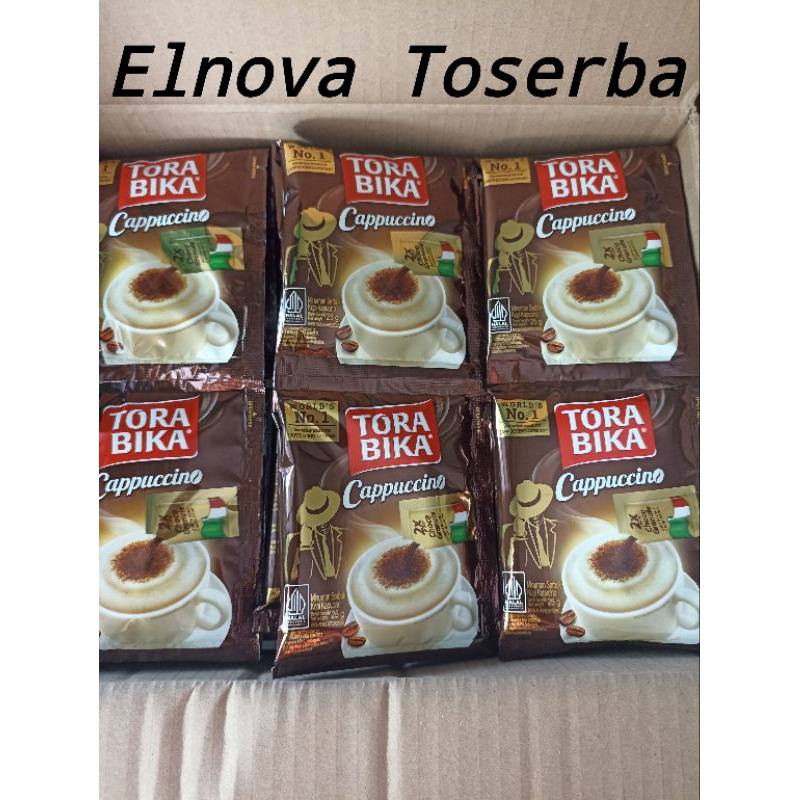 

Tora Bika Cappuccino 1 Renteng isi 10 pcs, Kopi Tora Bika Termurah Terlaris