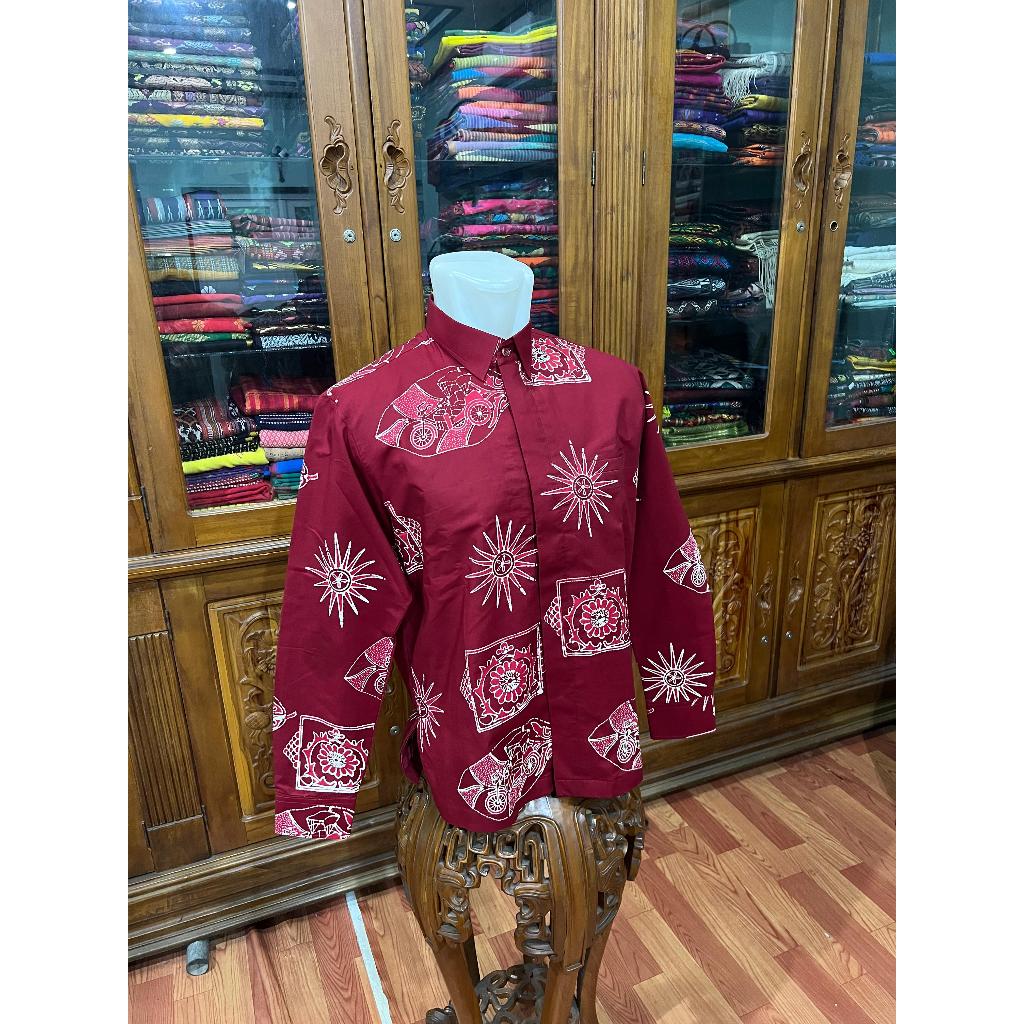 KEMEJA BATIK MEDAN | KEMEJA LENGAN PANJANG PRIA