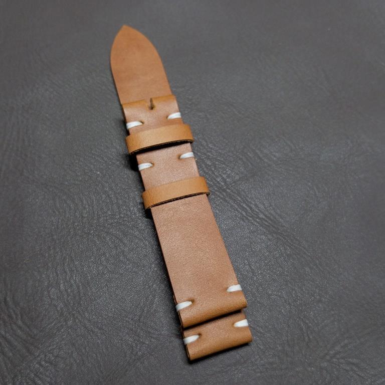 strap jam kulit asli seiko 5 klasik tan 19mm