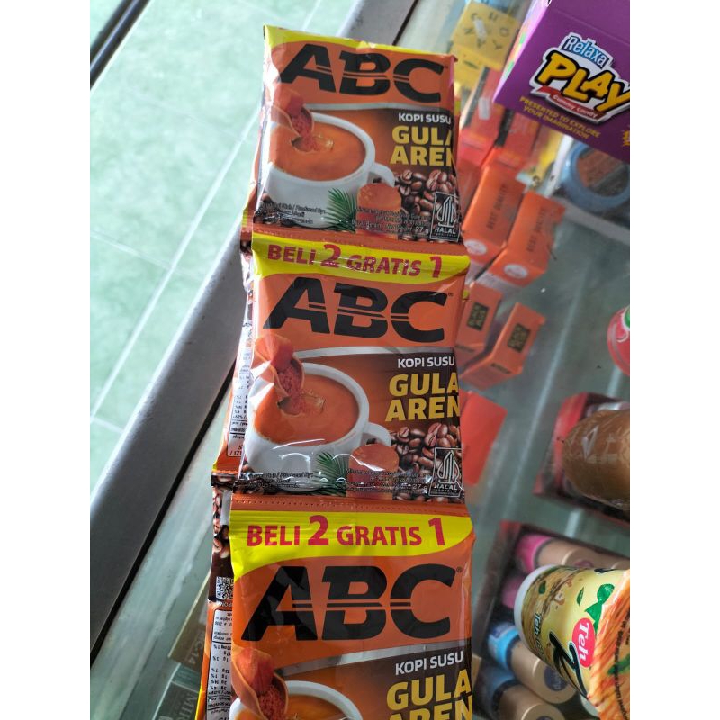 

KOPI ABC SUSU GULA AREN RENCENG NETTO 10+5 SACHET X 27 GR
