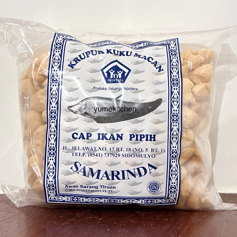 

Krupuk Amplang Kuku Macan Cap Ikan Pipih 450 g - dari Samarinda