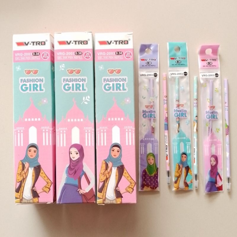 

Isi Pulpen Gel Refill Gel Pen Fancy 0.5mm ( Pak ) [ Original ]
