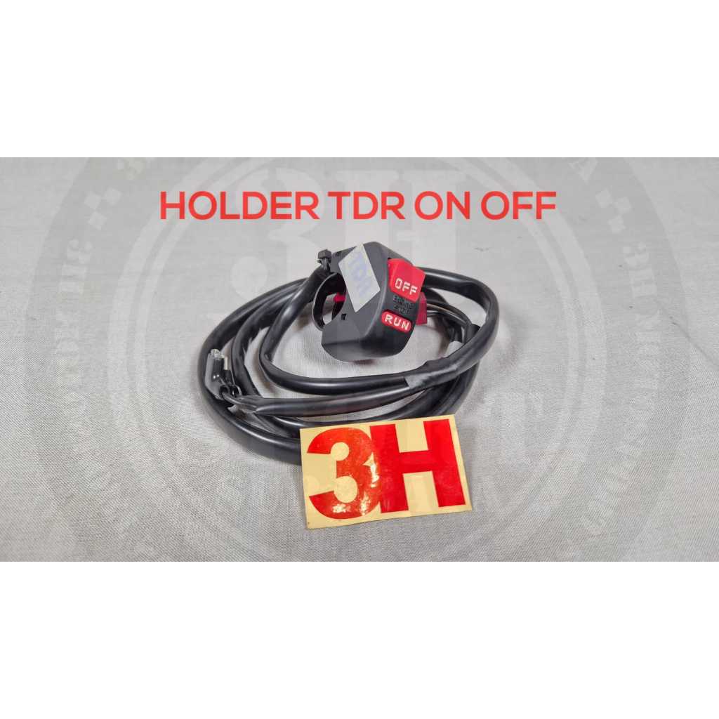 HOLDER SAKLAR TDR ON OFF HITAM