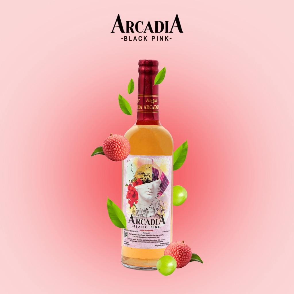 

ARCADIA BLACK PINK 600ML MINUMAN ANGGUR LECI