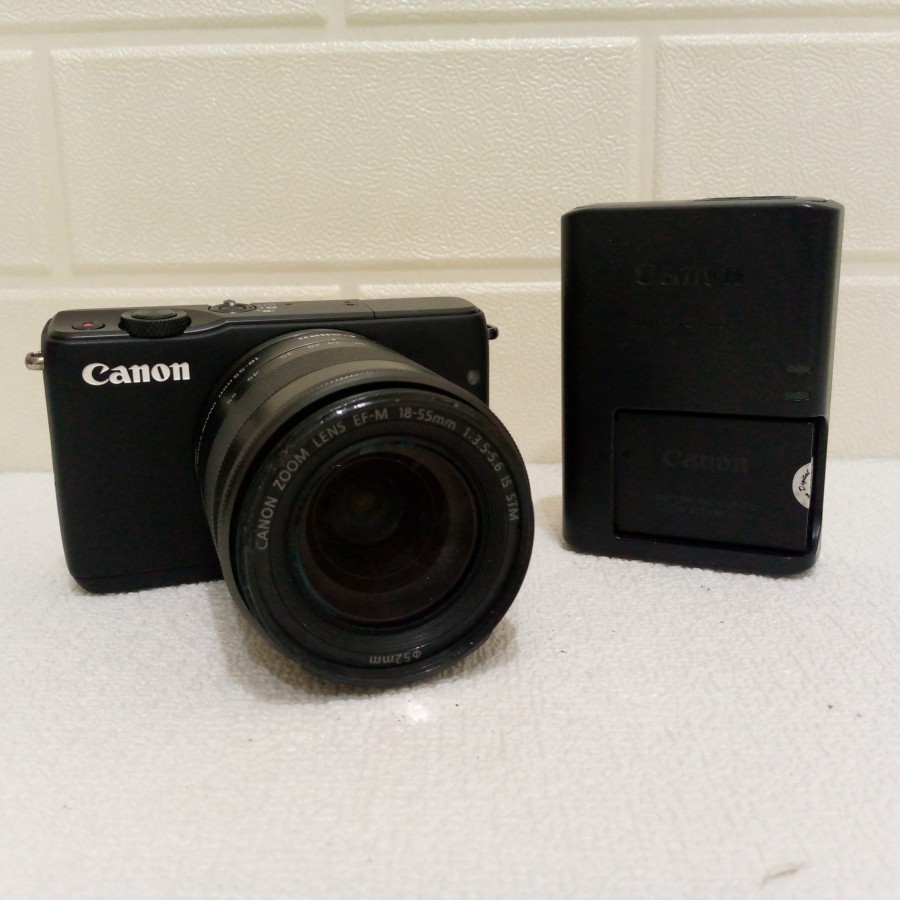 Canon eos m10 lensa 18-55mm kamera mirrolles second