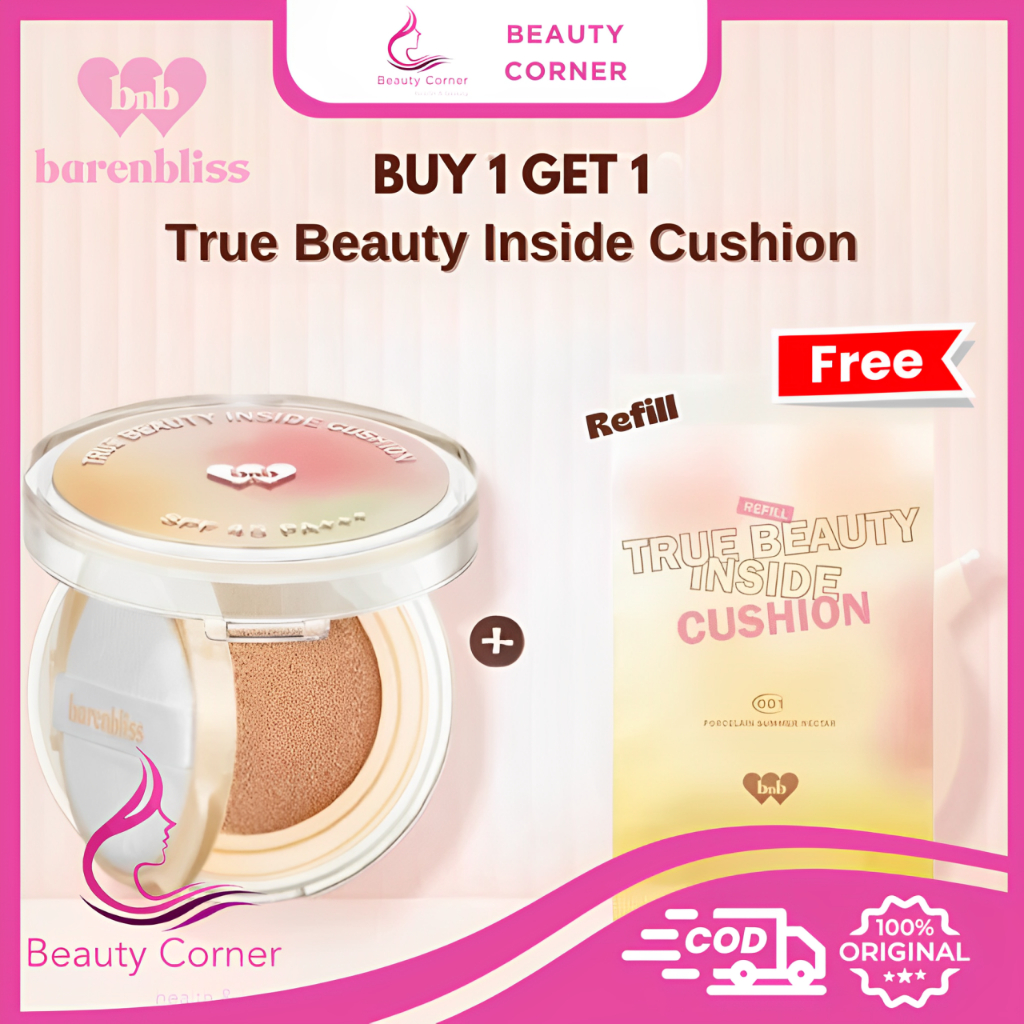 [Free Refill Cushion] BNB Barenbliss True Beauty Inside Cushion