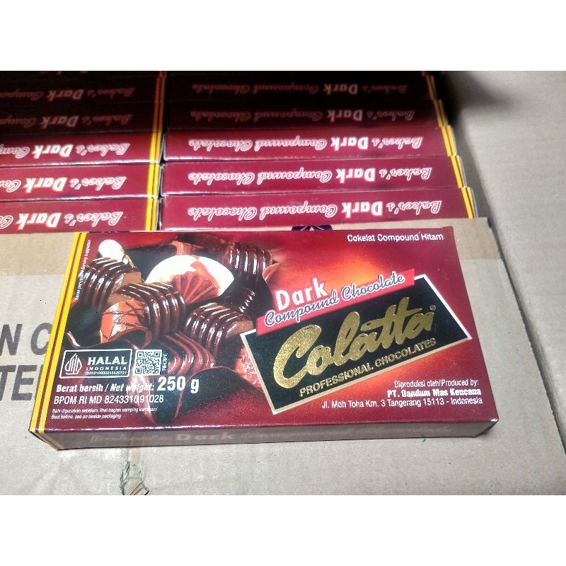 

coklat batang dark colatta 250gr