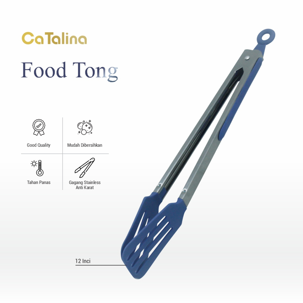 CaTalina Pencapit Makanan Bentuk Kotak Termurah Food Tong