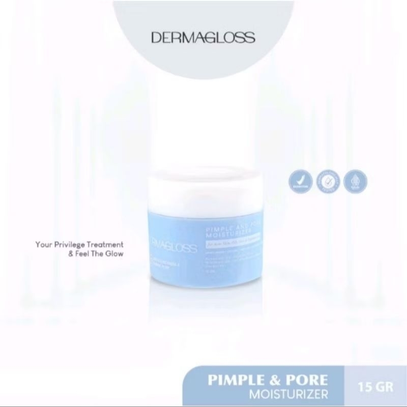 DERMAGLOSS - MOISTURIZER PIMPLE & PORE EXP 01/28