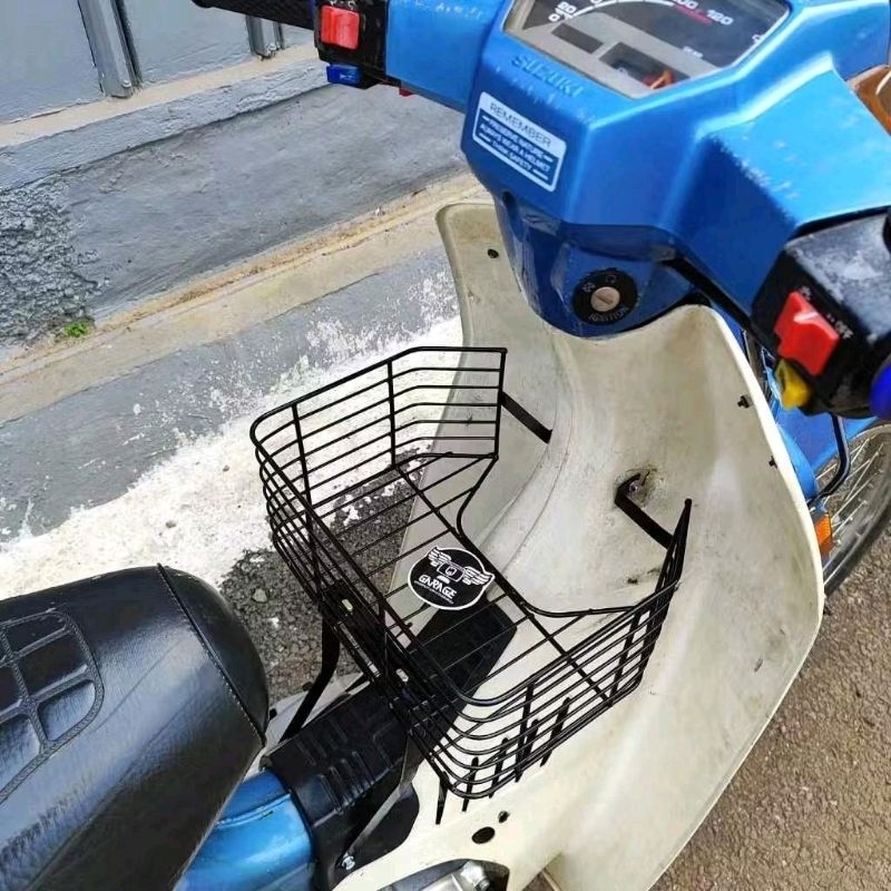Keranjang Tengah Suzuki RC 80 RC 100 Minimalis  Besi Box Keranjang Tengah Keranjang set baut & Brake