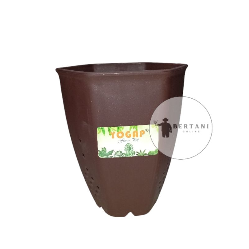 Pot Yogap Segi Ukuran 10 Yogap