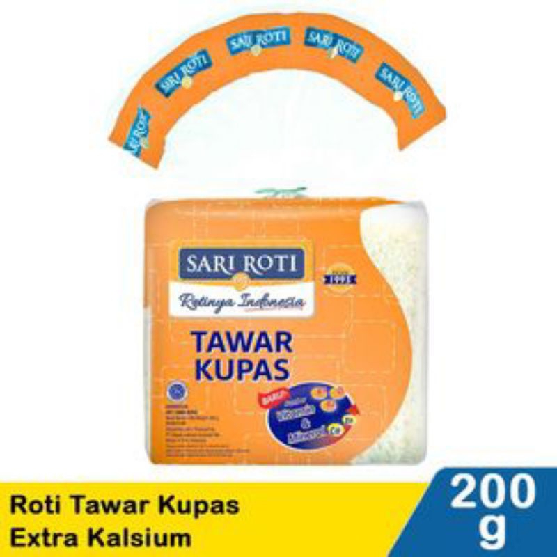 

Roti Tawar Kupas Extra Kalsium 200G