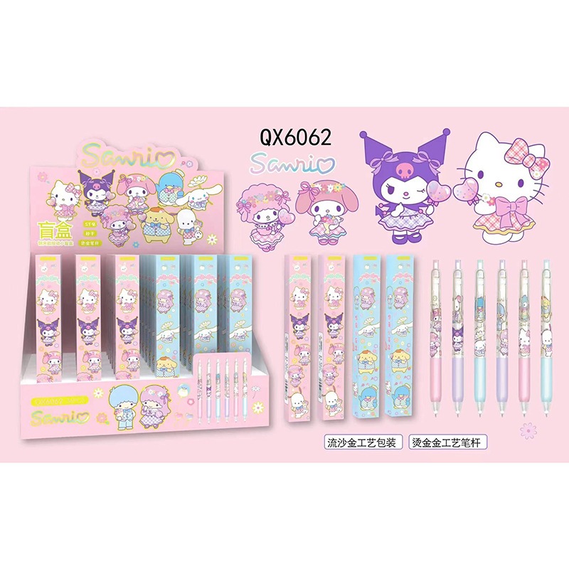 

Sanrio Pen Blind Box Murah Lucu Cinamon roll, Hello Kitty, Kuromi, Melody